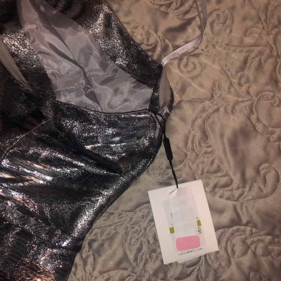 Calvin Klein Cocktail Dress Sz 14 - Picture 6 of 6